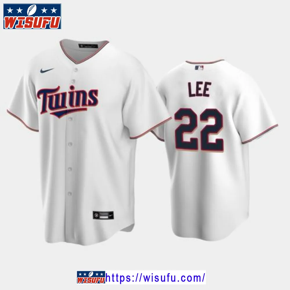 2024-23 Draft Minnesota Twins Brooks Lee 22 White Home Jersey