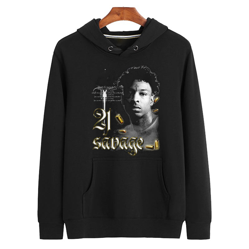 21 SAVAGE ShÃ©yaa Bin Abraham-Joseph rapper  Bootleg Graphic Unisex Hoodie 