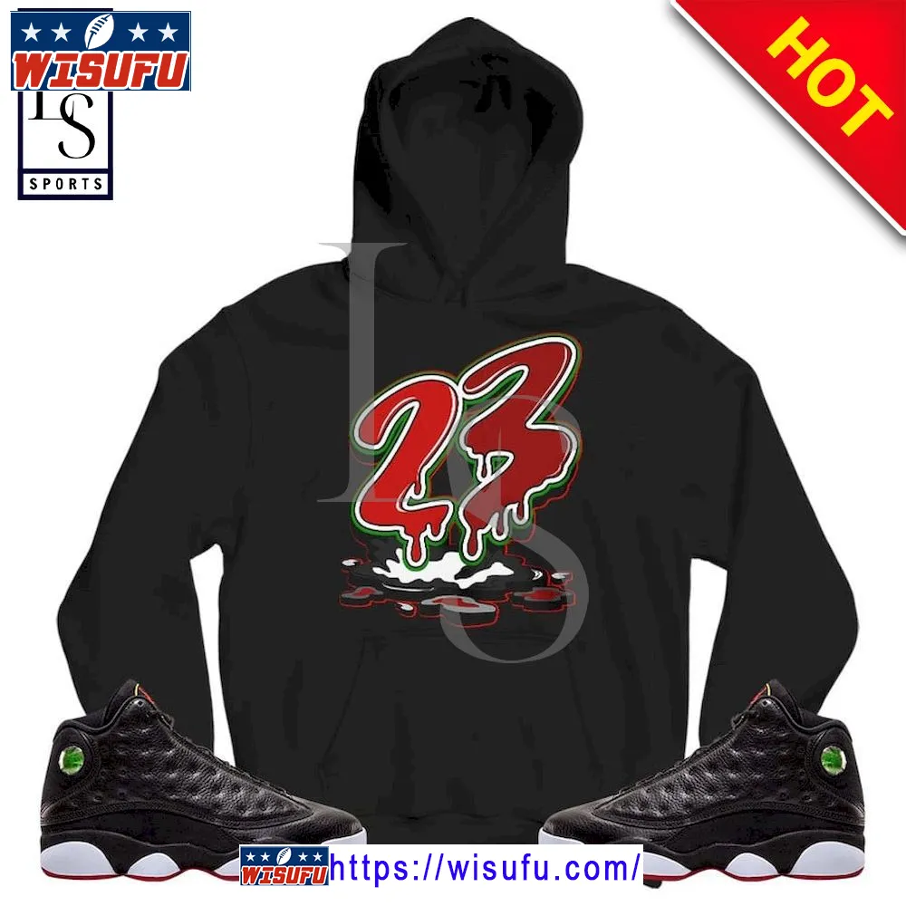 23 Drip Sneaker Match Retro Playoffs Hoodie