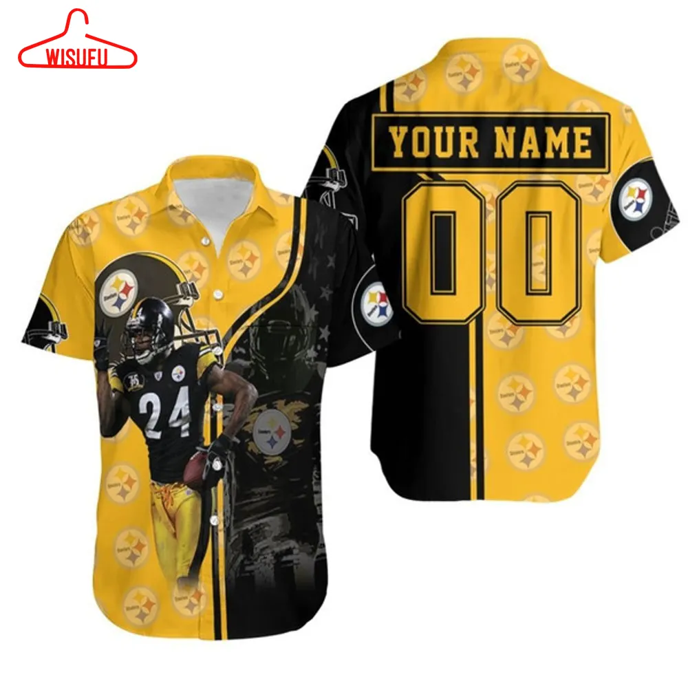 24 Justin Gilbert 24 Player Pittsburgh Steelers Personalized 2020 Nfl Personalized Best Gift Ideas, New Fashion Gifts