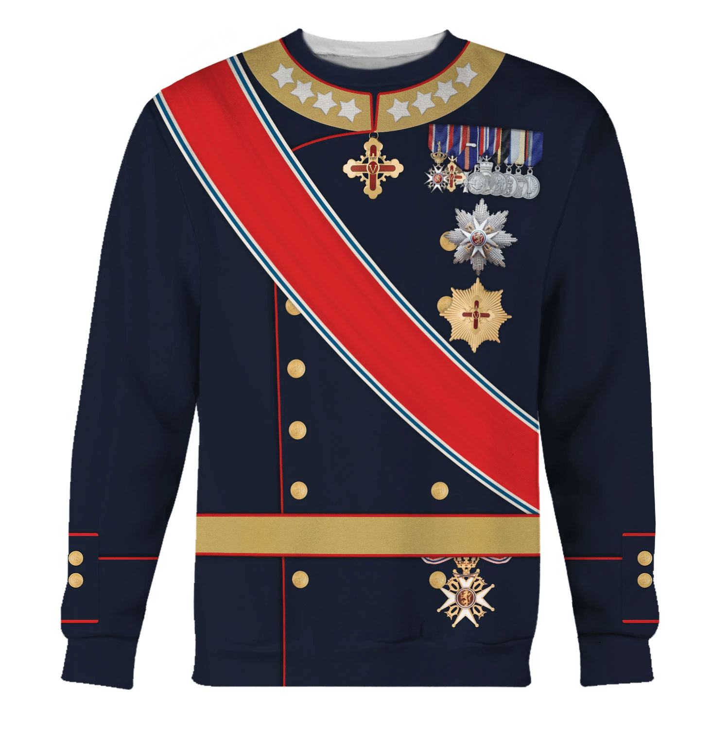 Gearhomie Harald V of Norway King of Norway Costume sweatshirt