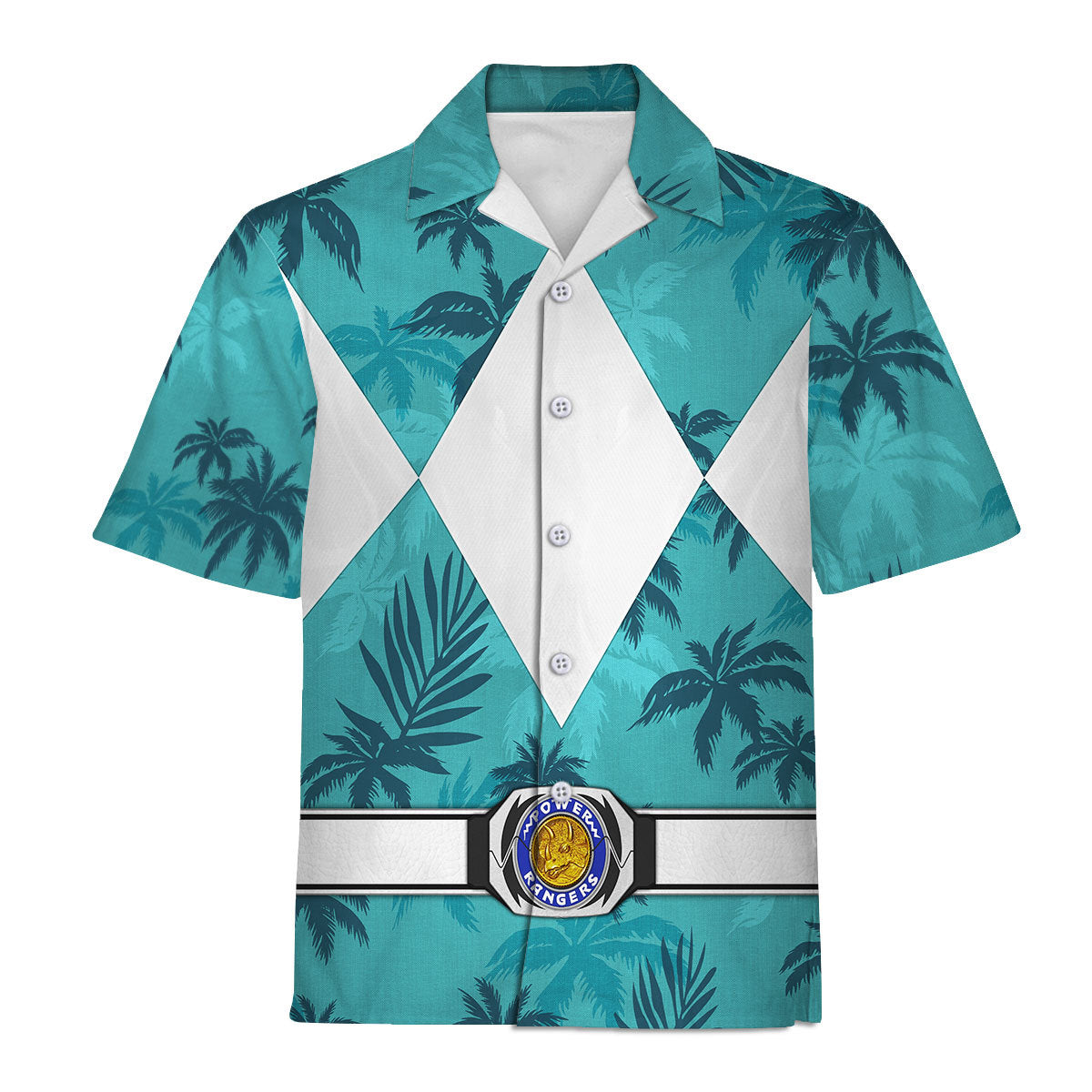 Belt Blue Ranger x Tommy Vercetti Hawaiian Shirt