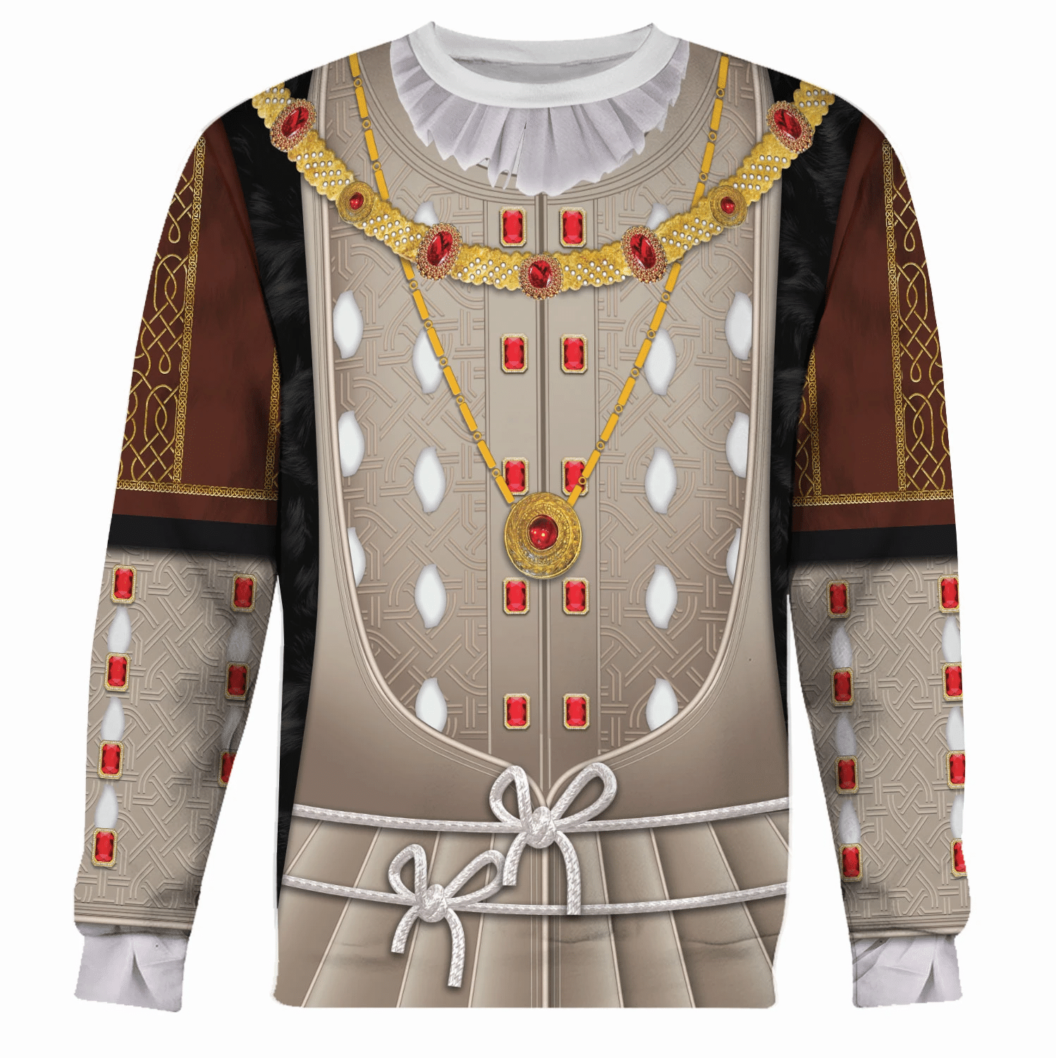 Gearhomie Henry VIII King of England Costume sweatshirt