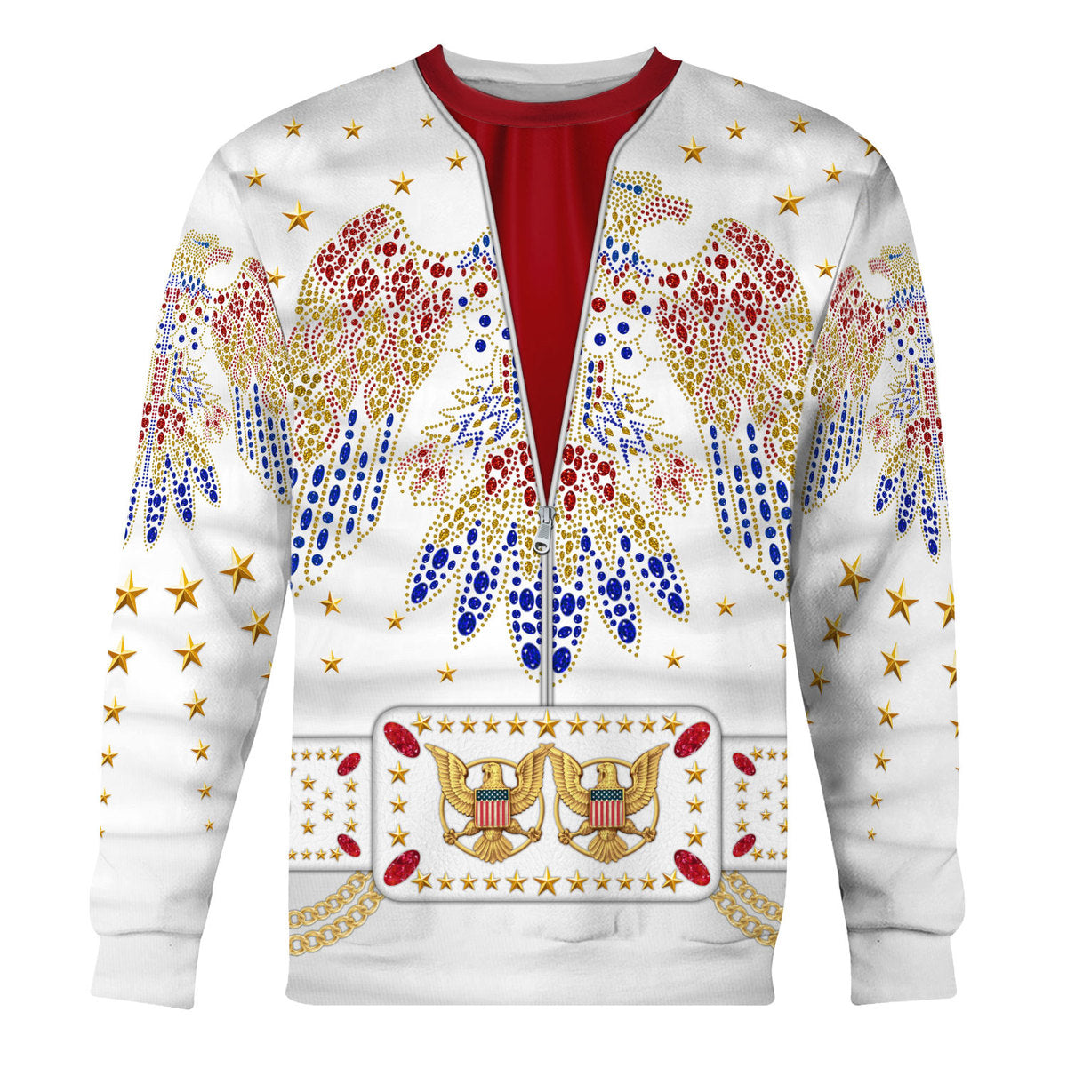 Gearhomie Elvis Aloha Costume from cosplay sweatshirt