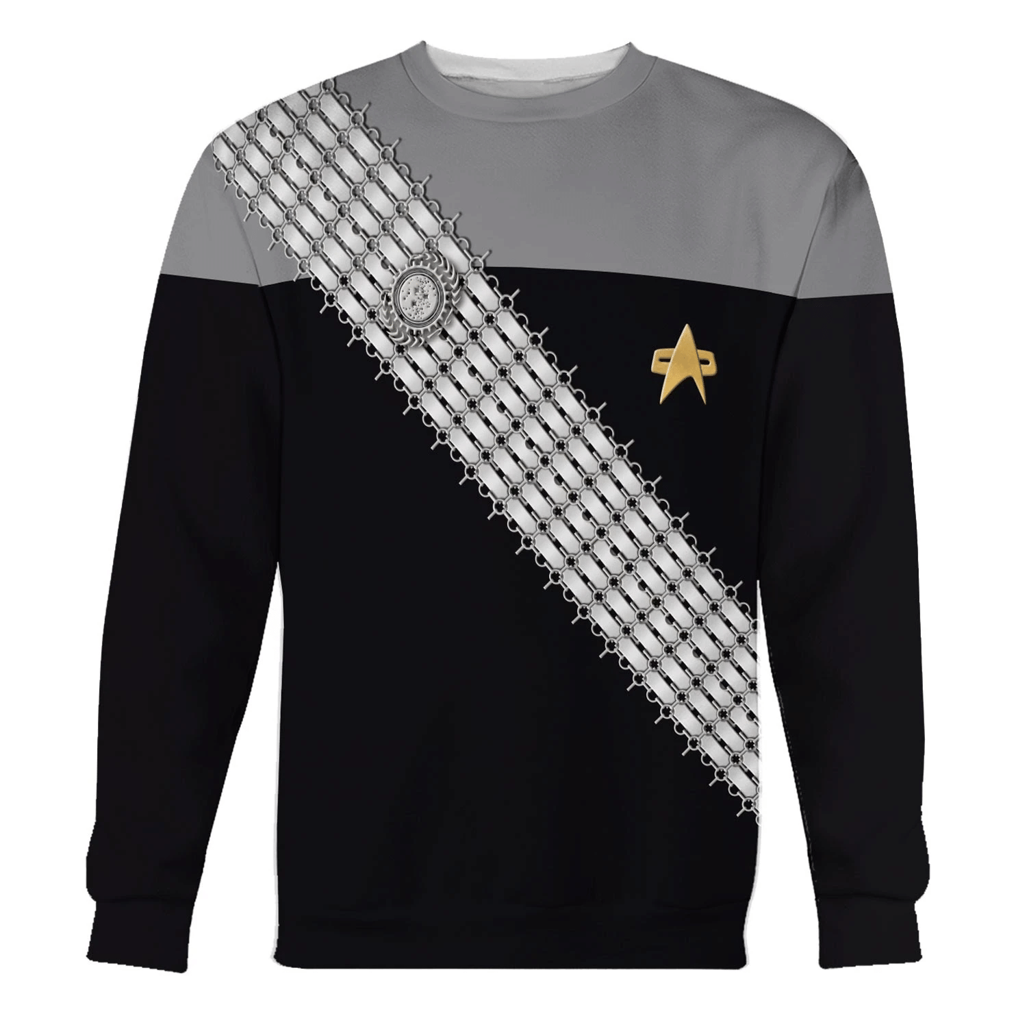 DSN Worf Gray Apparel Sweatshirt