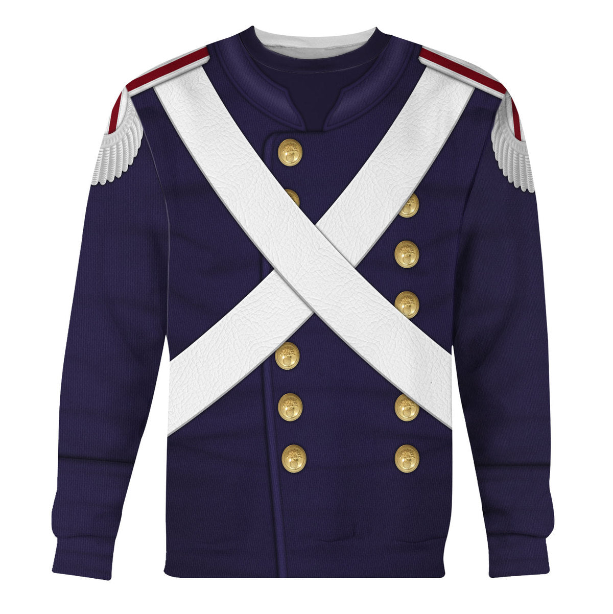 Gearhomie French Imperial Guard-Young Guard Fusalier-Campaign Dress-1815 Uniform All Over Print sweatshirt