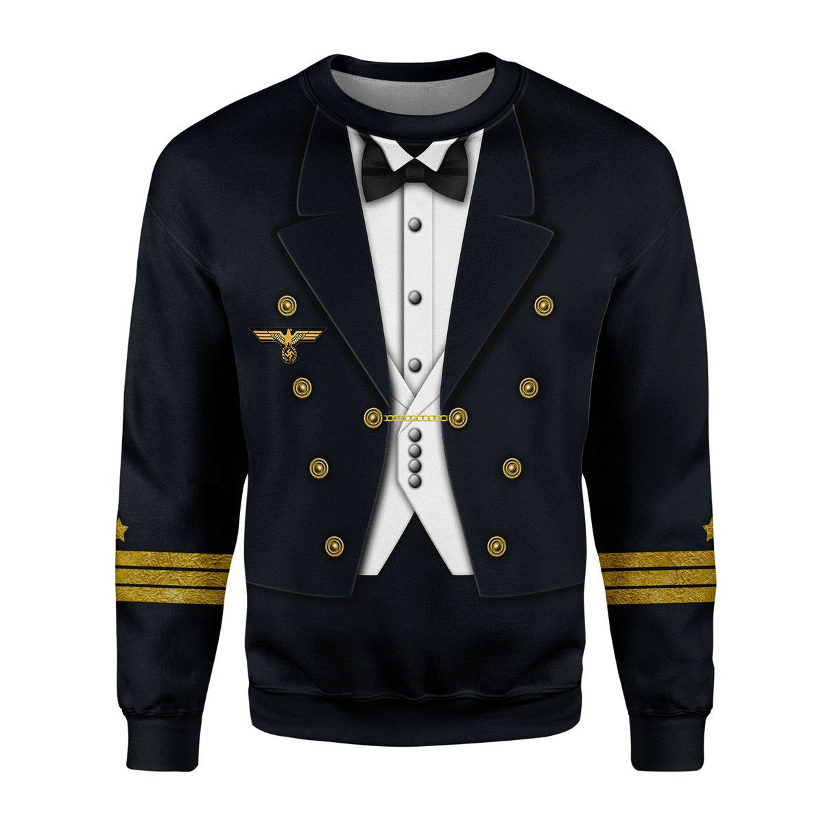 Gearhomie German WWII Kriegsmarine (War Navy) Officer Costume sweatshirt