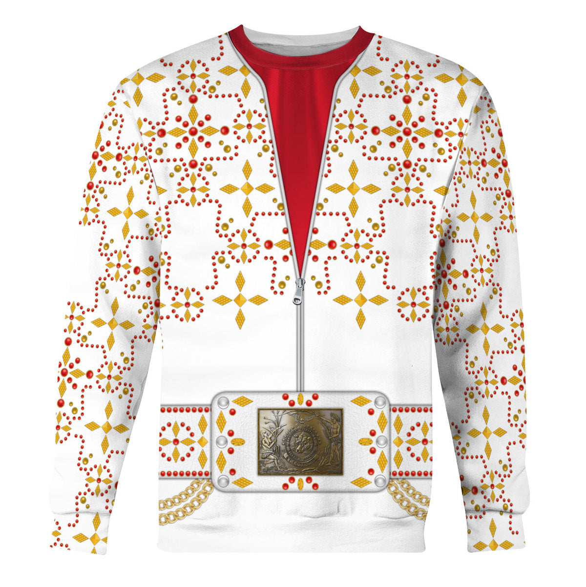 Gearhomie Elvis White Conquistador Costume sweatshirt