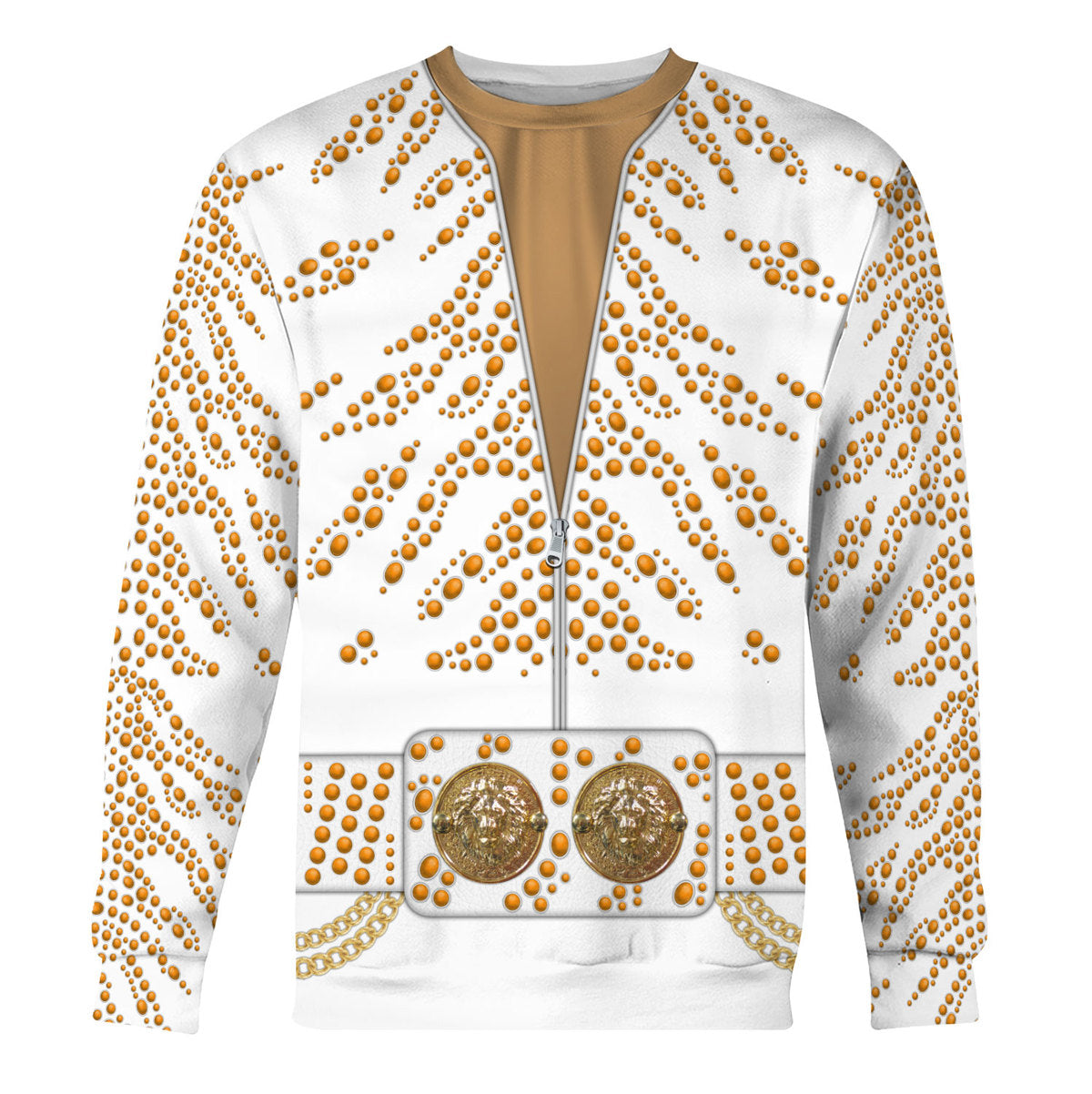 Gearhomie Elvis Topaz Stone Costume sweatshirt