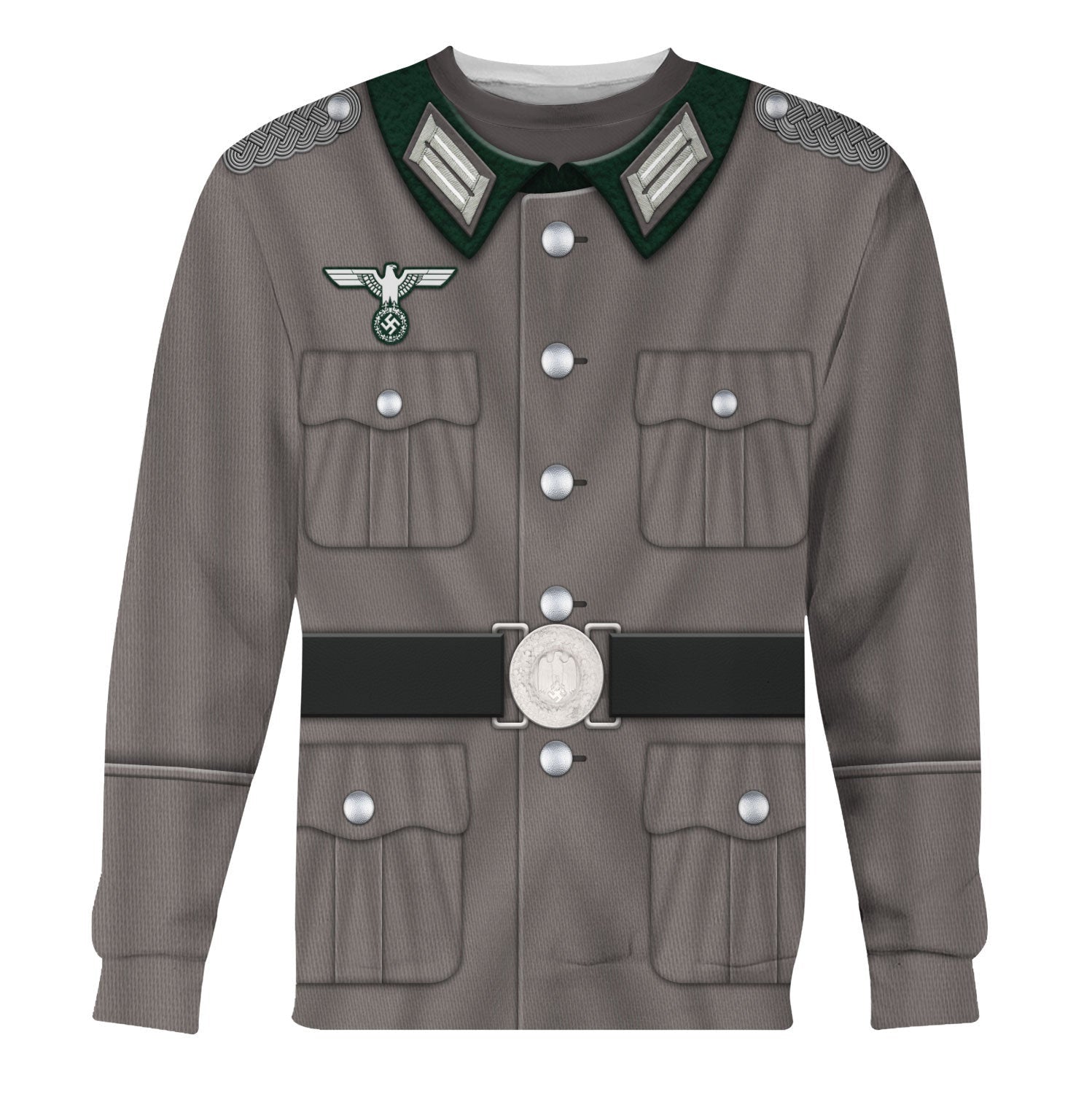 Gearhomie M40 Tunic German Army Heer World War II Costume sweatshirt