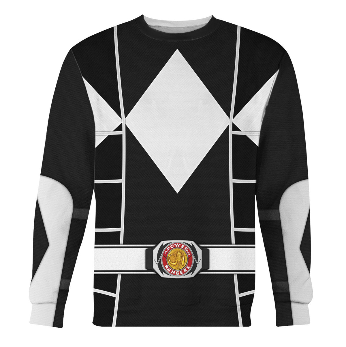 Black Ranger Mighty Morphin Cosplay Sweatshirt