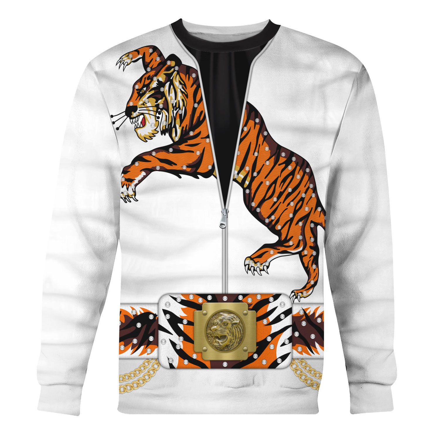 Gearhomie Elvis Presley Tiger Costume sweatshirt