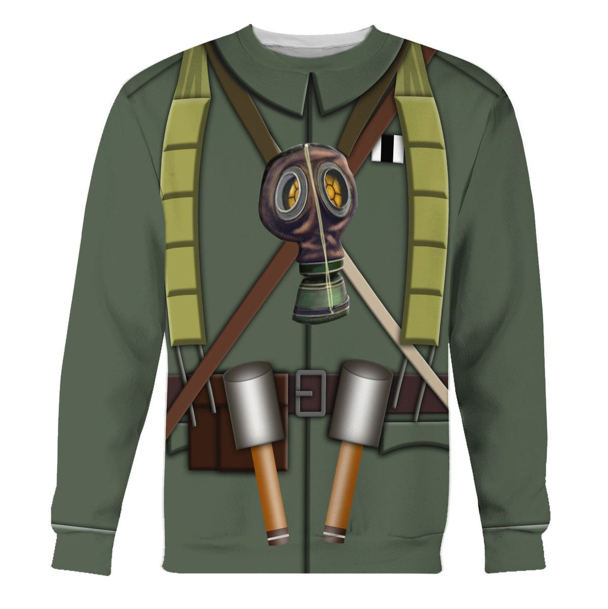 Gearhomie WW1 German Sturmtruppen Infantryman Of The Stosstruppen Costume sweatshirt