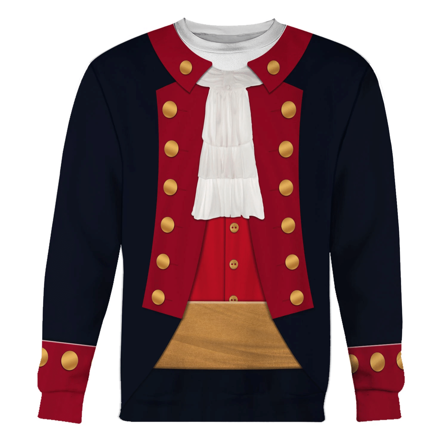 Gearhomie John Paul Jones Revolutionary War Costume sweatshirt