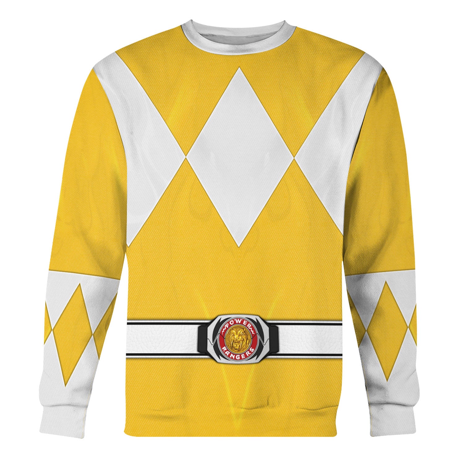 Yellow Ranger Mighty Morphin sweatshirt