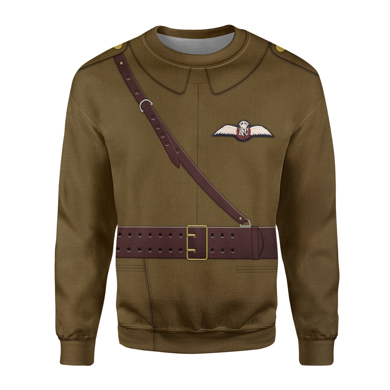 Gearhomie WW1 British Royal Flying Corps Costume sweatshirt