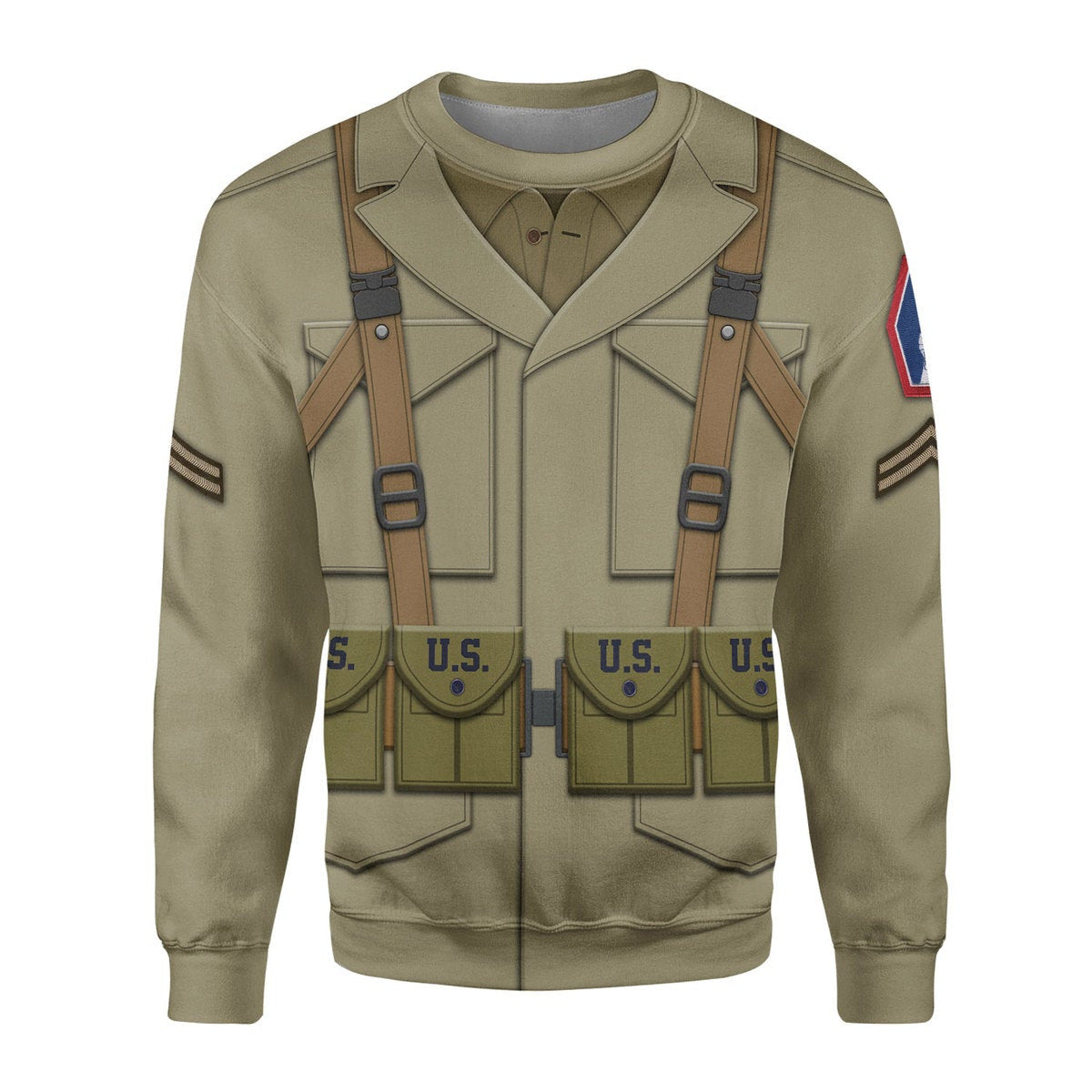 Gearhomie 442nd Infantry Regiment Corporal Costume  sweatshirt