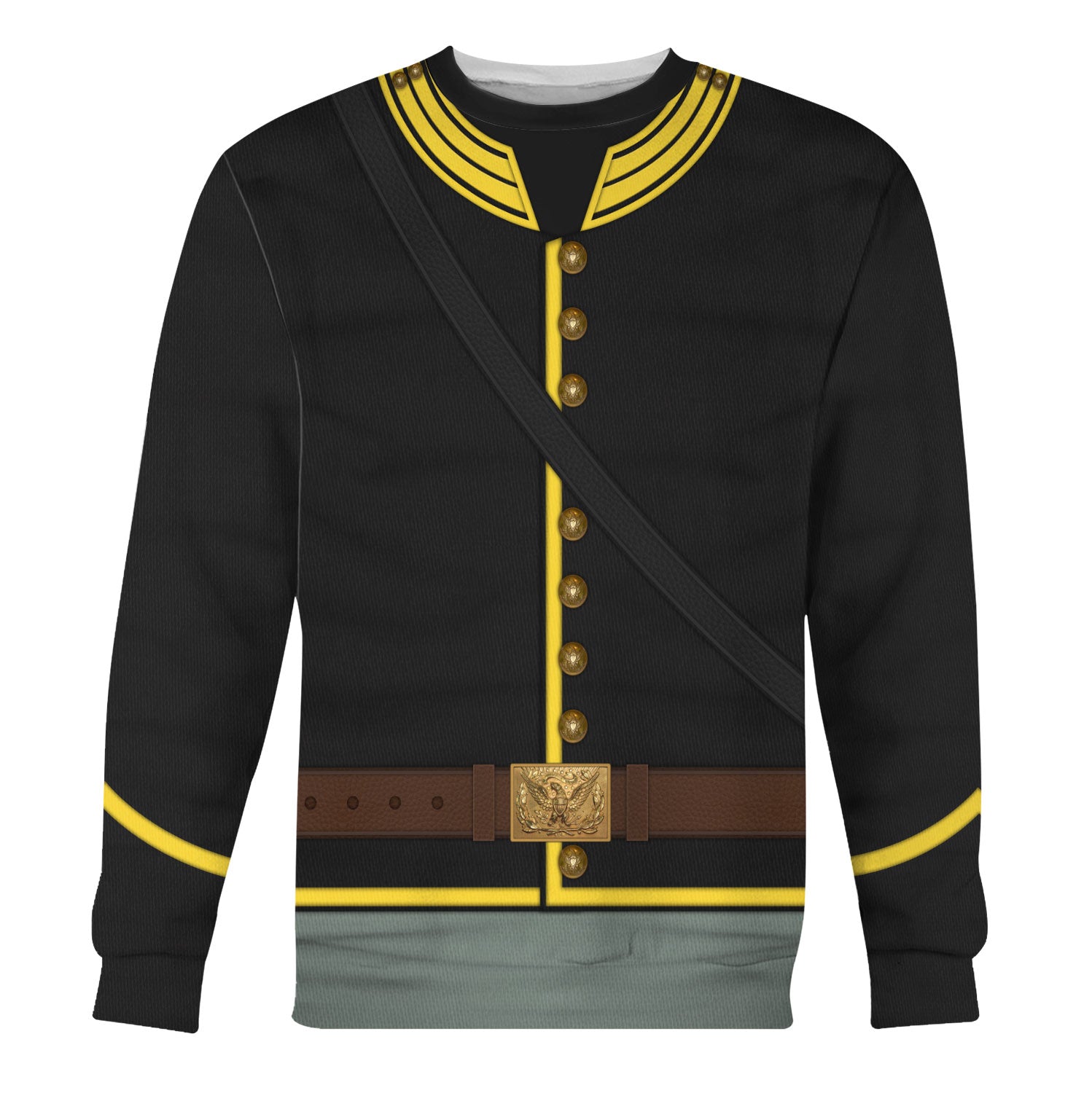 Gearhomie American Civil War Union Army Cavalry Trooper Costume Sweatshirt