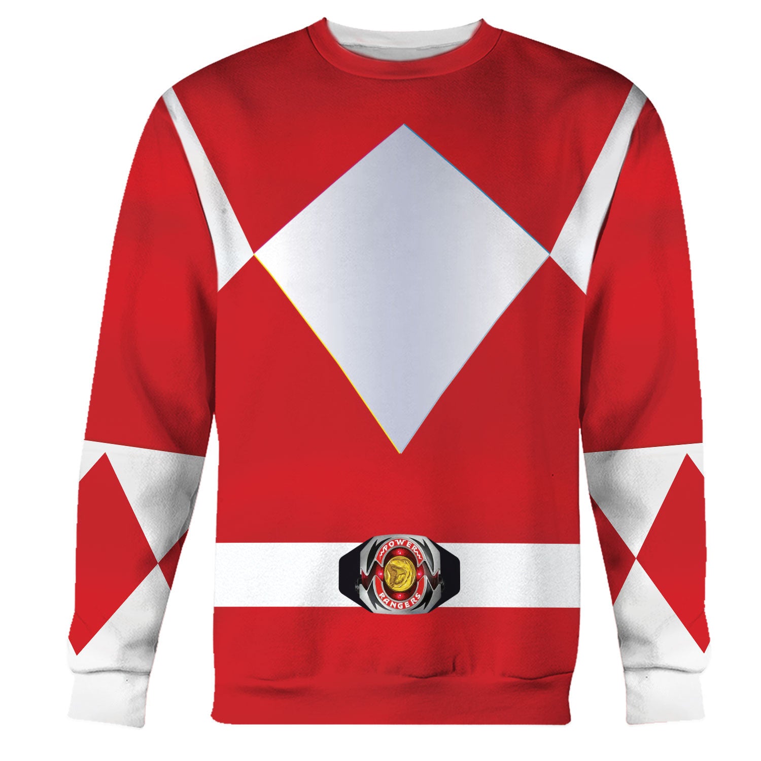 Gearhomie Unisex Tracksuit Hoodies Red Power Ranger 3D sweatshirt