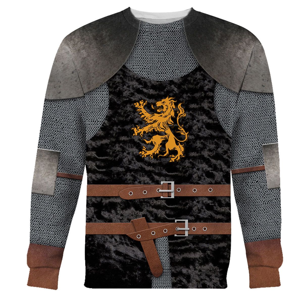 Gearhomie Heraldic Knight Black Costume sweatshirt