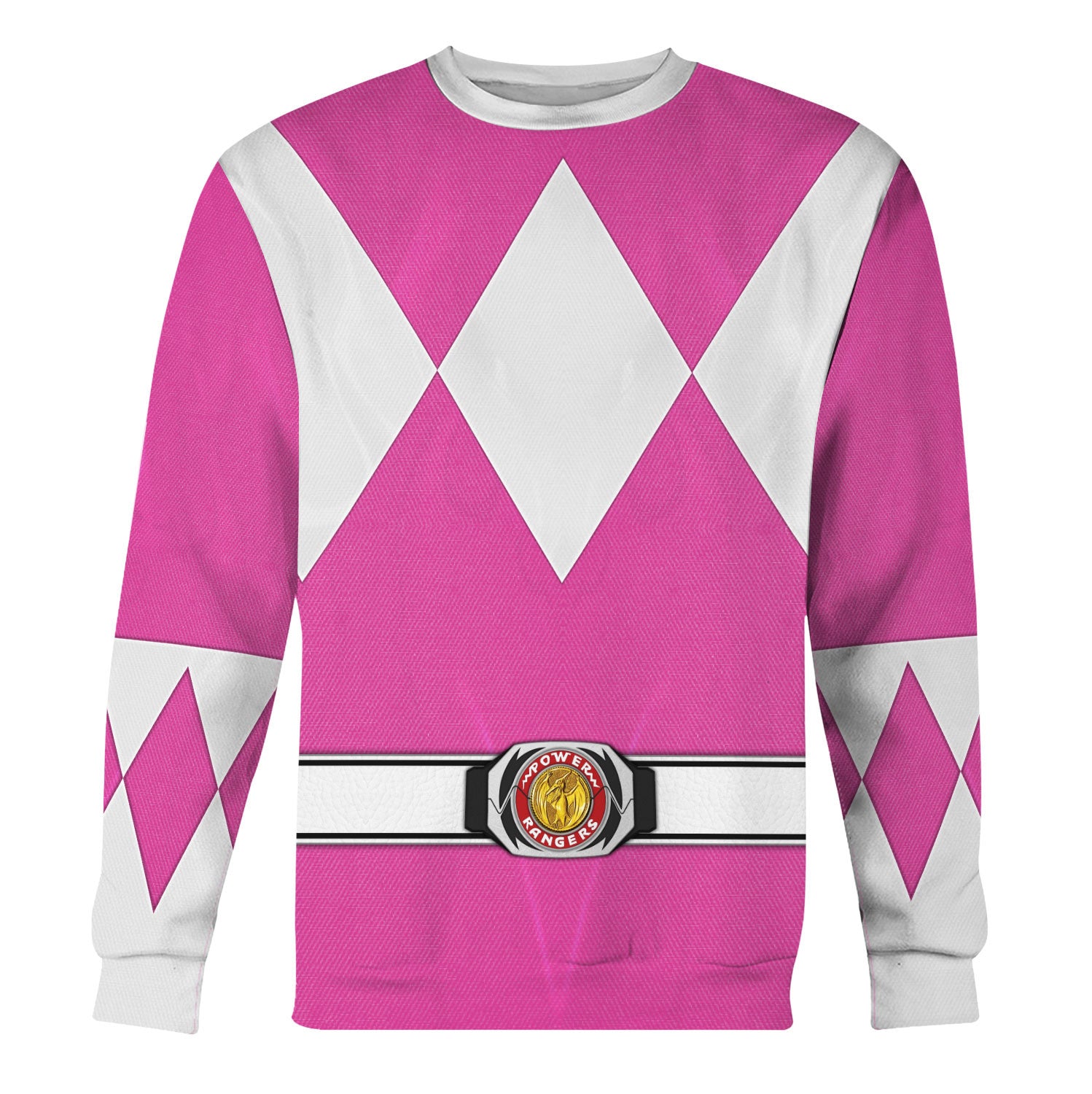 Pink Ranger Mighty Morphin sweatshirt