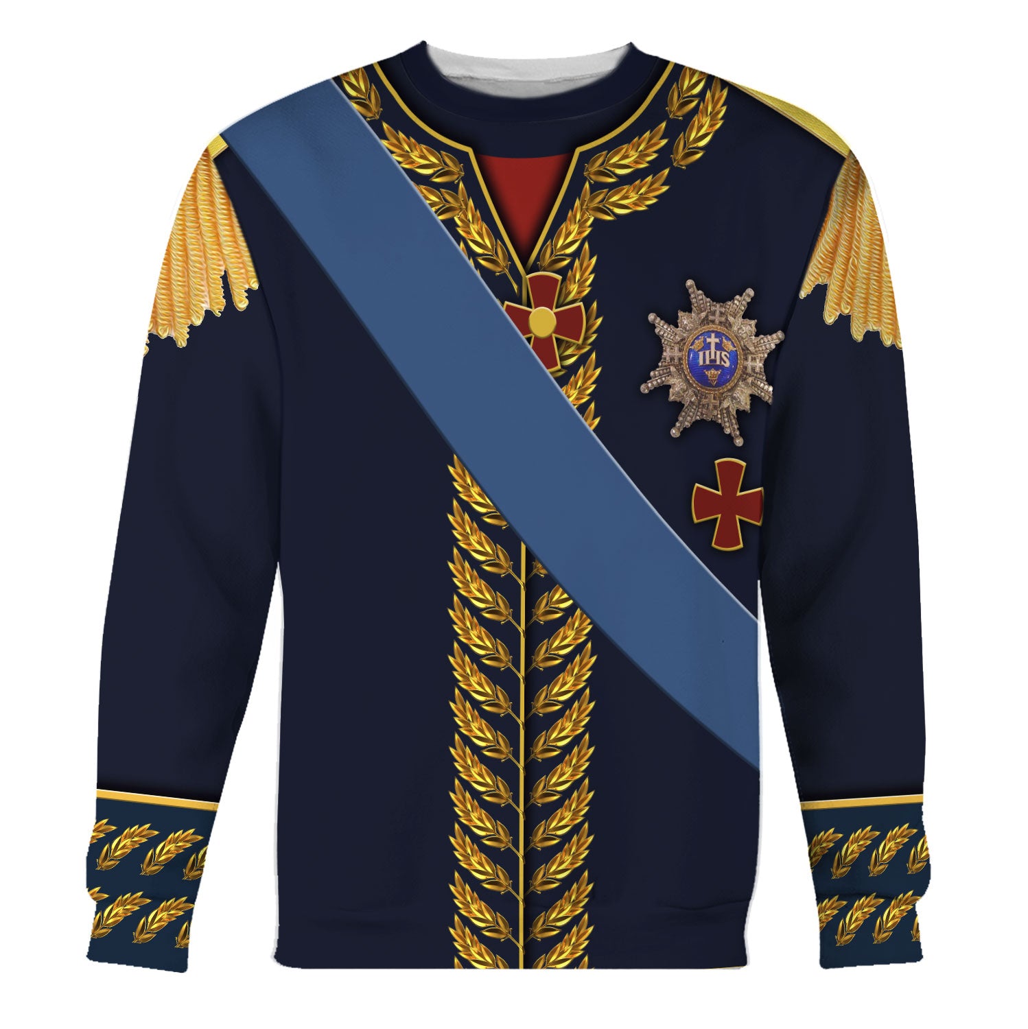 Gearhomie Charles XIV John of Sweden Marshal General in Napoleic War Historical Costume sweatshirt