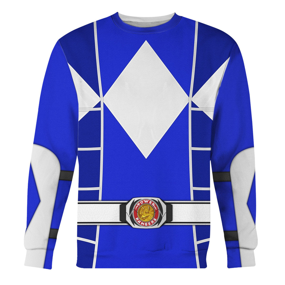 Blue Ranger Mighty Morphin Cosplay Sweatshirt