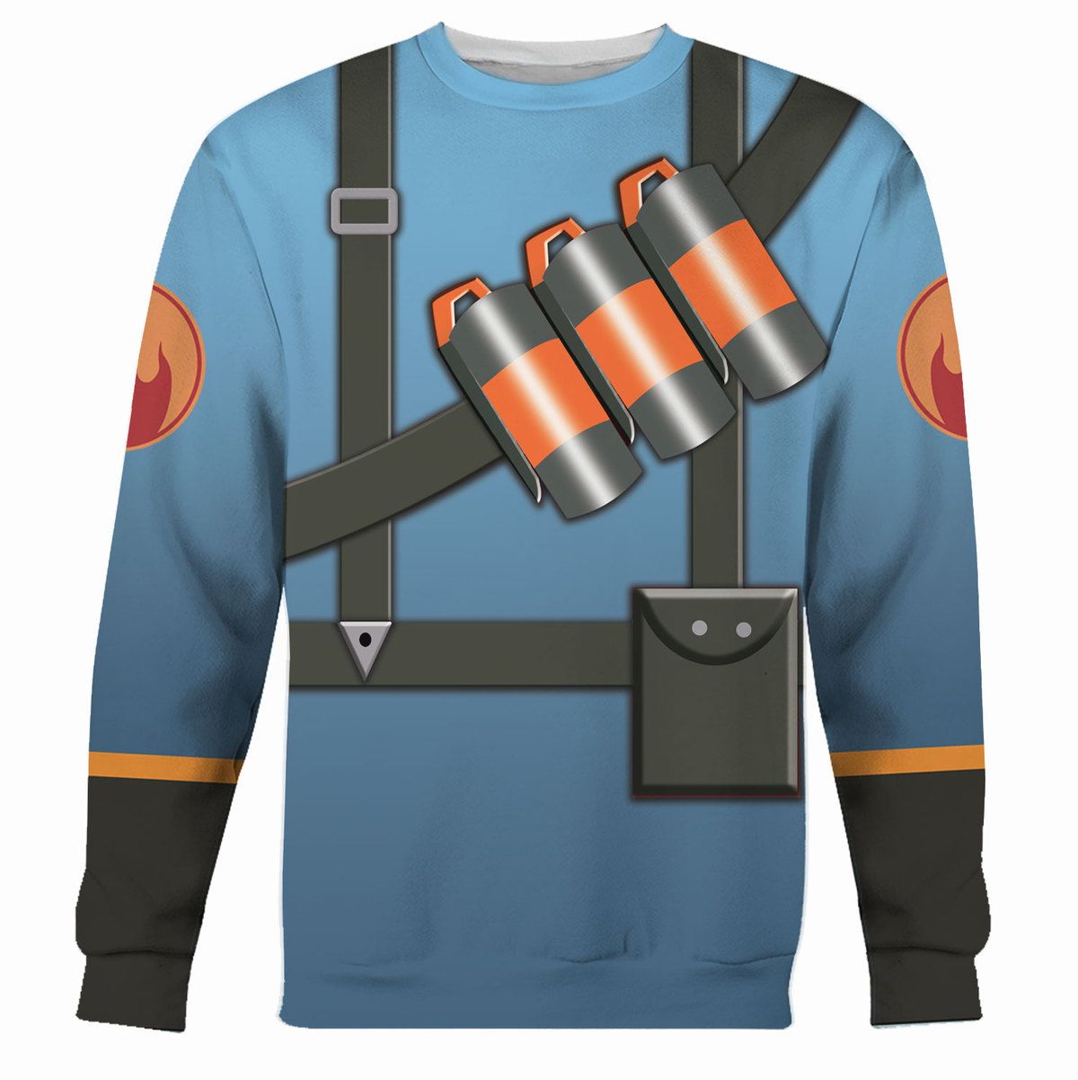 Pyro Blue Team TF2 sweatshirt