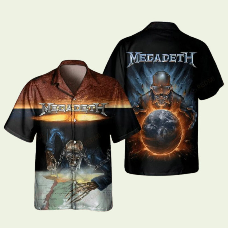 35 YEARS OF MEGADETH UNISEX HAWAIIAN SHIRT