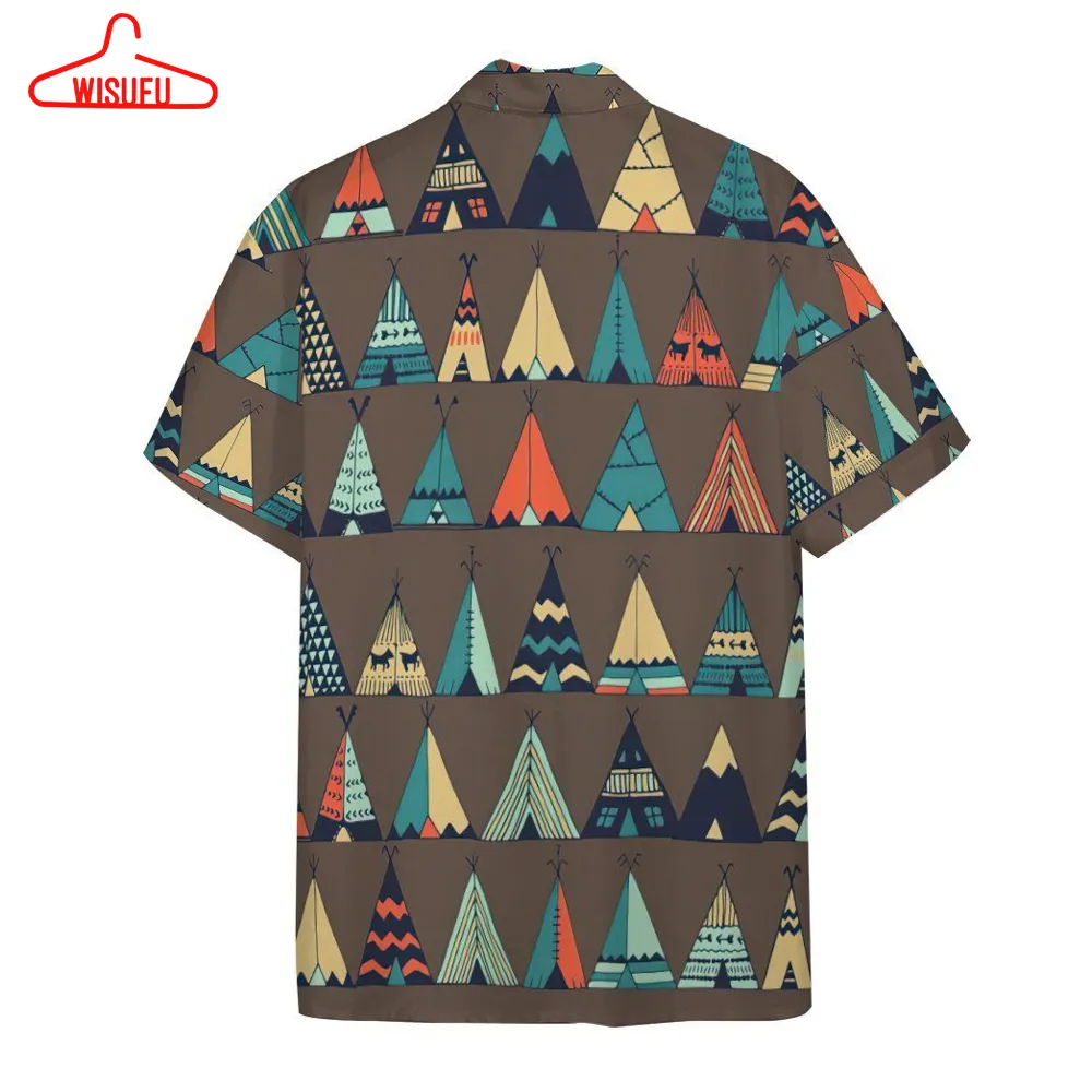 3d American Native Tents Hawaii Shirt, New Fashion Gifts