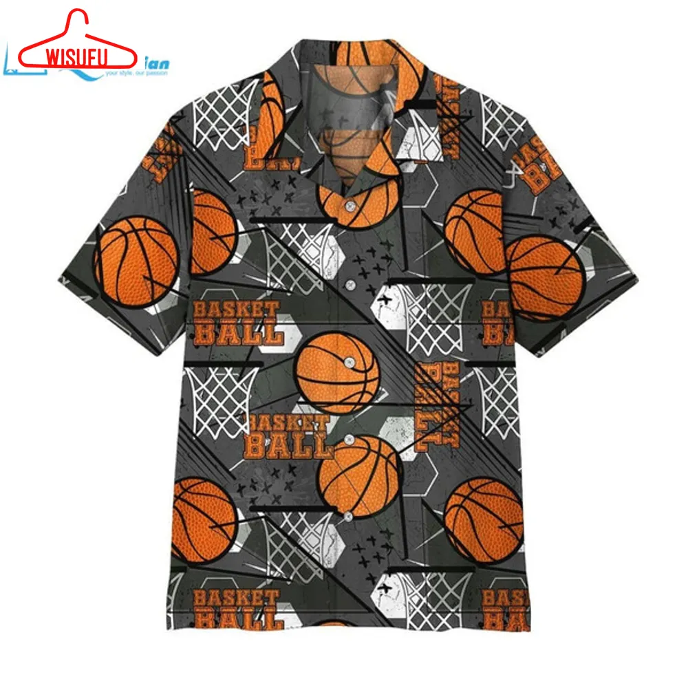 3d Basketball Hawaii Shirt Hawaiian Print 3d, Best Gift Ideas, New Fashion Gifts