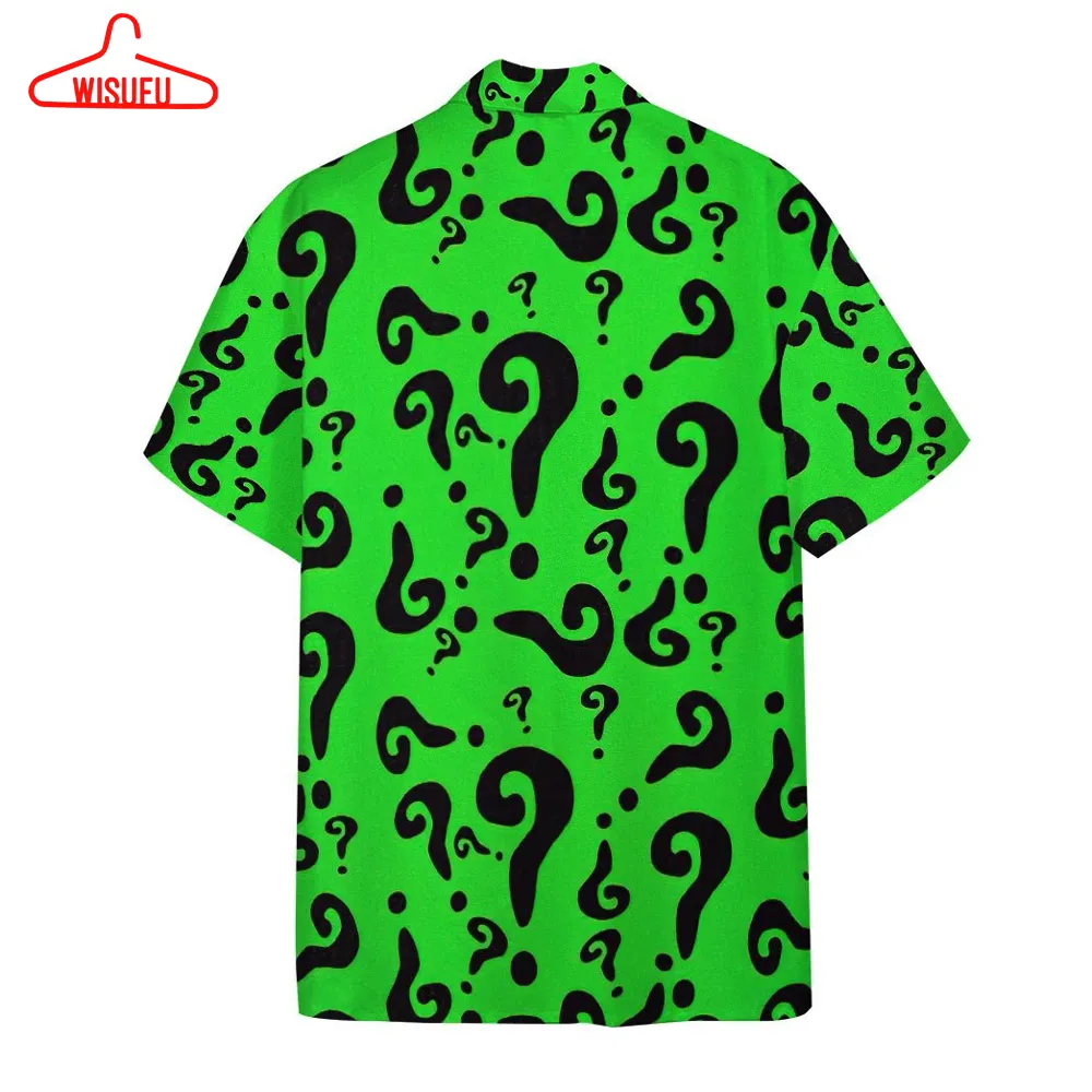 3d Batman The Riddler Custom Hawaii Shirt, New Fashion Gifts