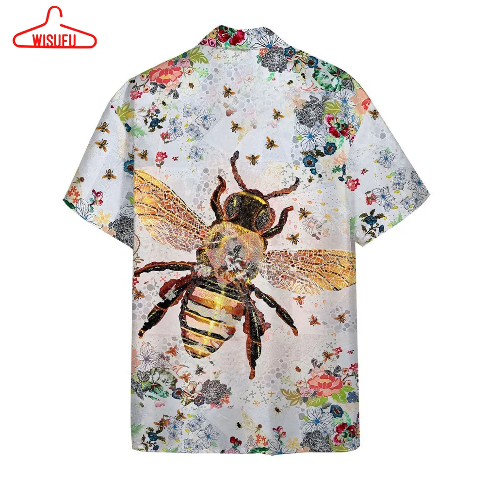 3d Bee Hawaii Shirt, New Fashion Gifts Vtbl58298