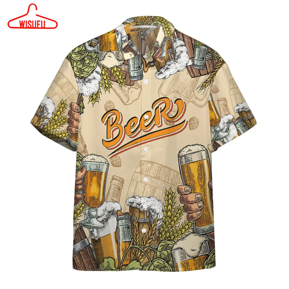 3d Beer Custom Hawaii Shirt, High Quality All Over Print Hawaiian Shirt, Best Gift Ideas, New Fashion Gifts