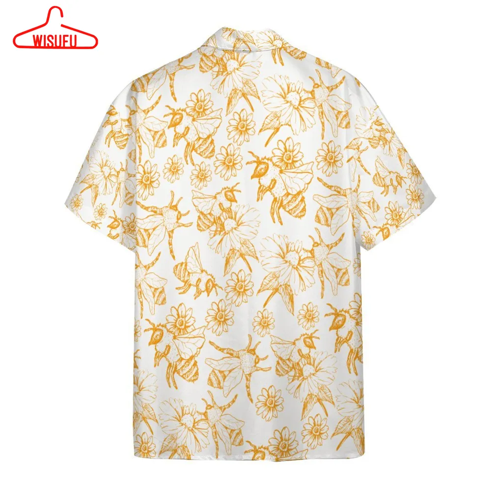 3d Bees Hawaii Shirt, New Fashion Gifts