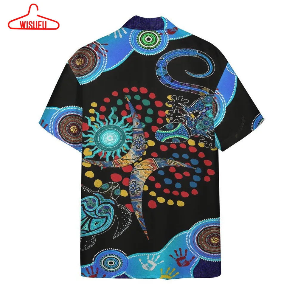 3d Blue Turtle Lizard Hawaii Shirt, New Fashion Gifts