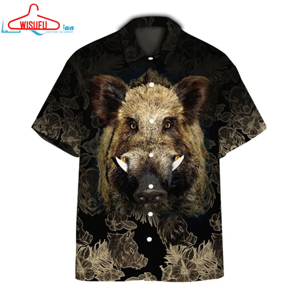 3d Boar Hawaii Shirt Hawaiian Print 3d, Best Gift Ideas, New Fashion Gifts