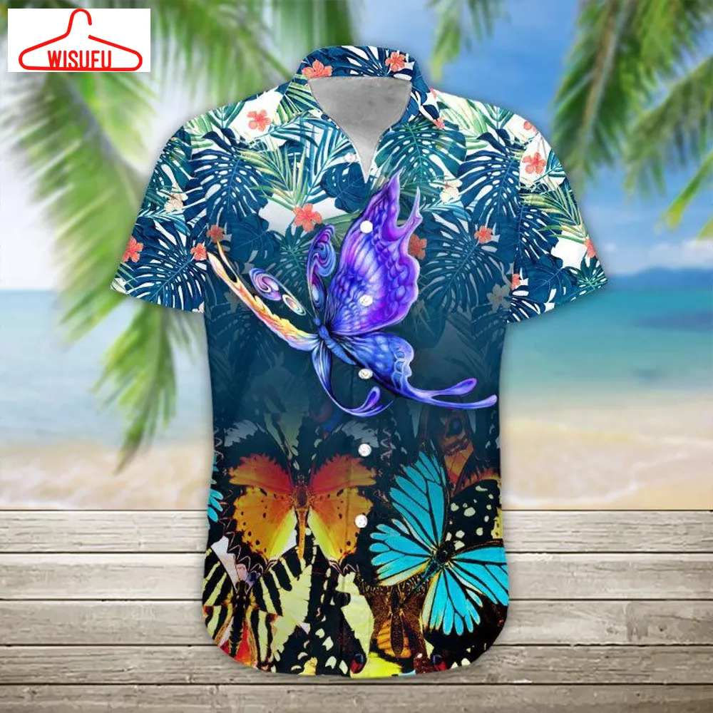 3d Butterfly Hawaii Shirt, New Fashion Gifts