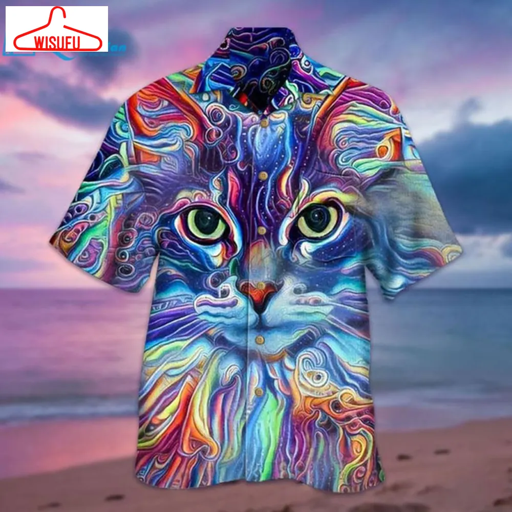 3d Cat Hawaiian Shirt, Summer Shirt, Beach Shirt, Best Gift Ideas, New Fashion Gifts