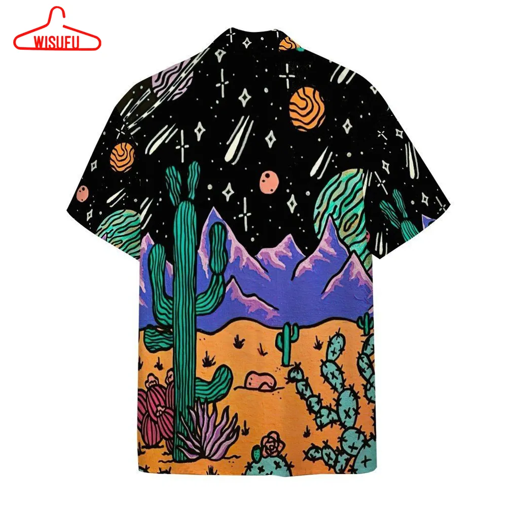 3d Desert Night Hawaii Shirt, New Fashion Gifts