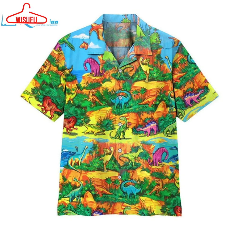 3d Dinosaur Hawaii Shirt Hawaiian Print 3d, Best Gift Ideas, New Fashion Gifts Vtbl64521