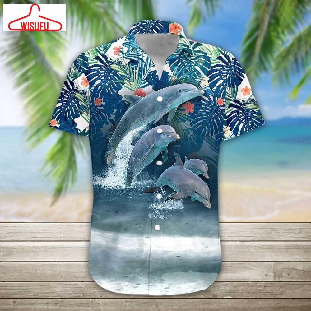 3d Dolphin Hawaii Shirt, New Fashion Gifts