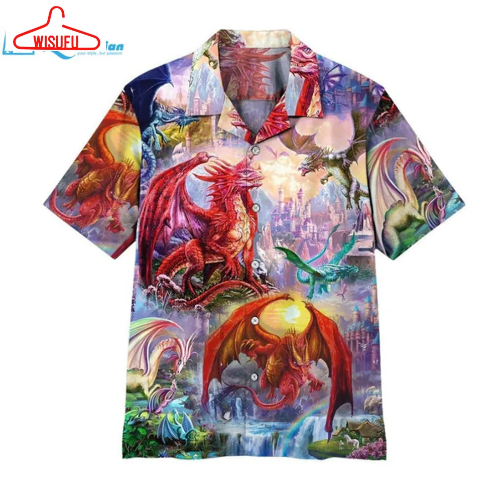 3d Dragon Hawaii Shirt Hawaiian Print 3d, Best Gift Ideas, New Fashion Gifts Vtbl44290