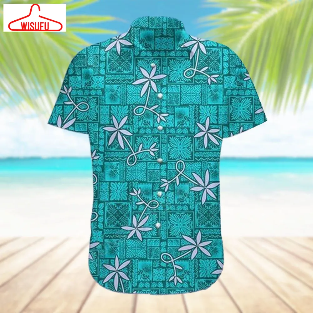 3d Elv Prl Blue Hawaii Shirt, New Fashion Gifts