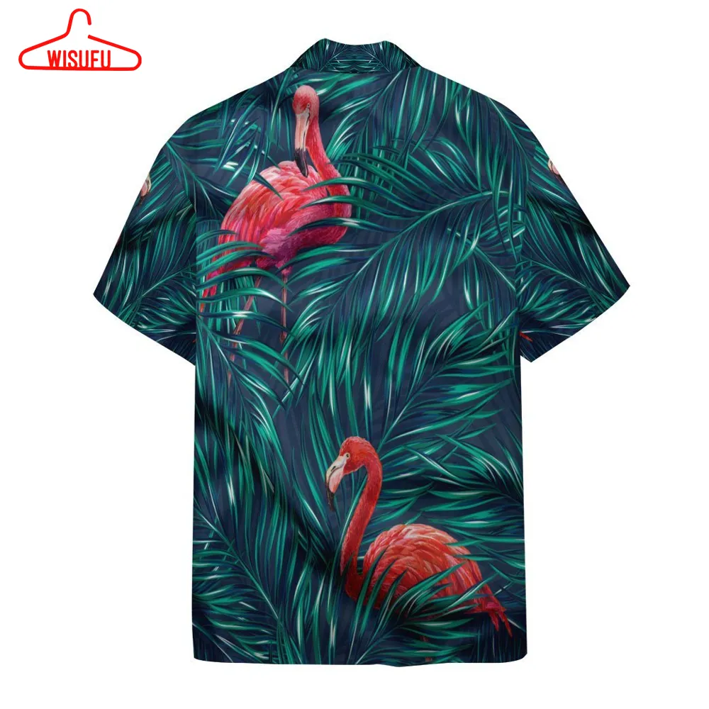 3d Flamingo Tropical Custom Hawaii Shirt, New Fashion Gifts