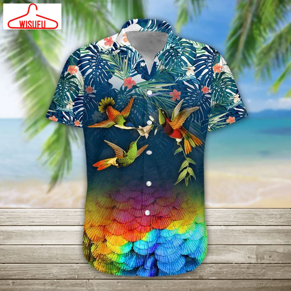 3d Hummingbird Hawaii Shirt, New Fashion Gifts