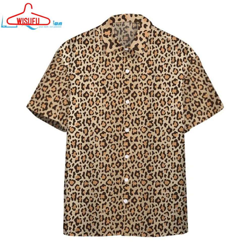 3d Leopard Skin Hawaii Shirt Hawaiian Print 3d, Best Gift Ideas, New Fashion Gifts