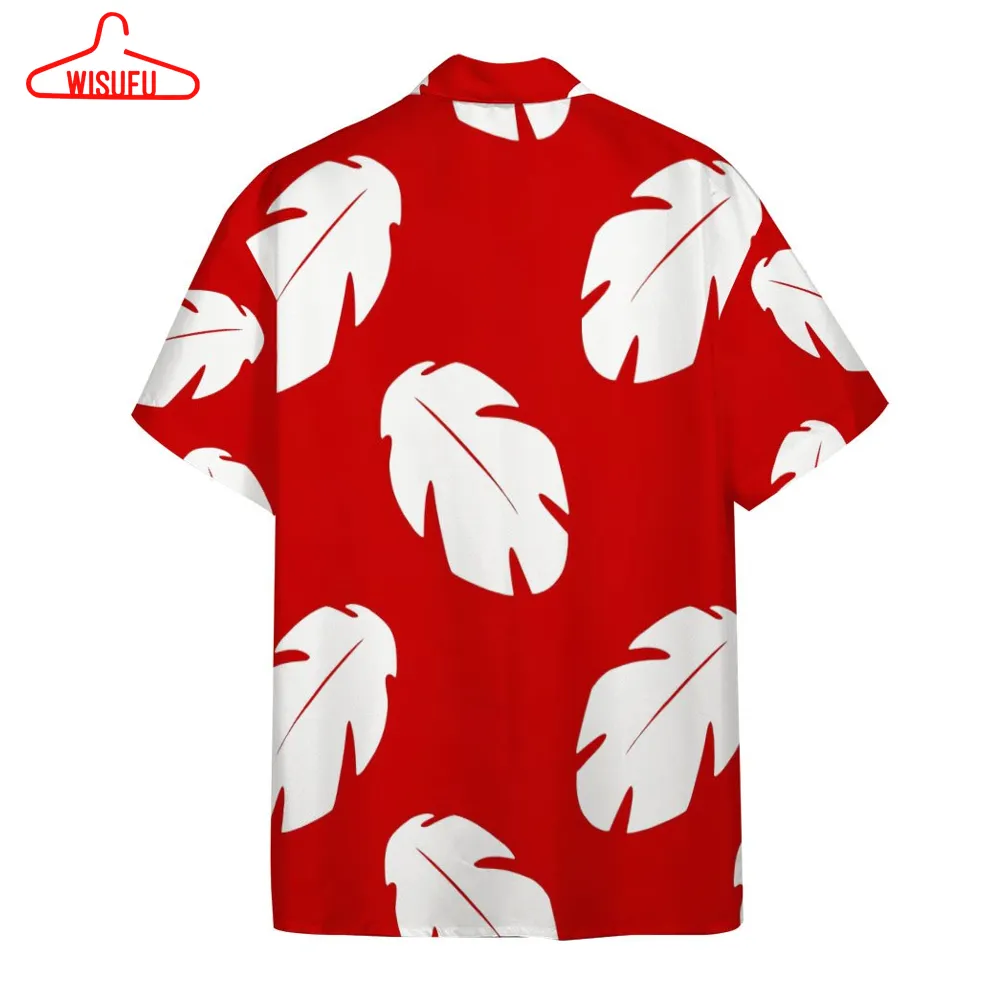 3d Lilo Hawaiian Floral Leaves Custom Hwaii Shirt, New Fashion Gifts