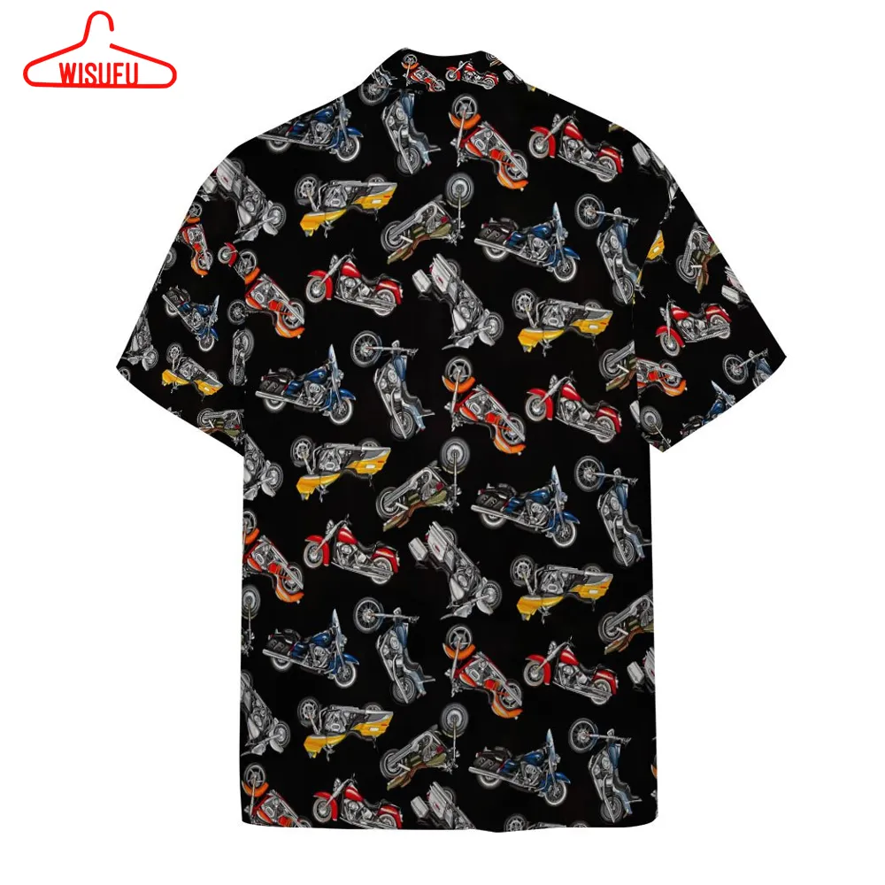 3d Motorcycle Biker Custom Hawaii Shirt, New Fashion Gifts