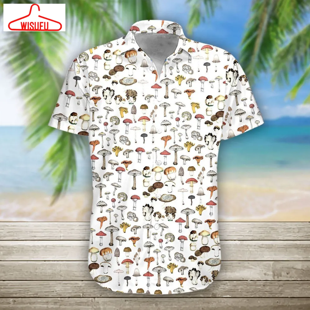 3d Mushroom Hawaii Shirt, New Fashion Gifts